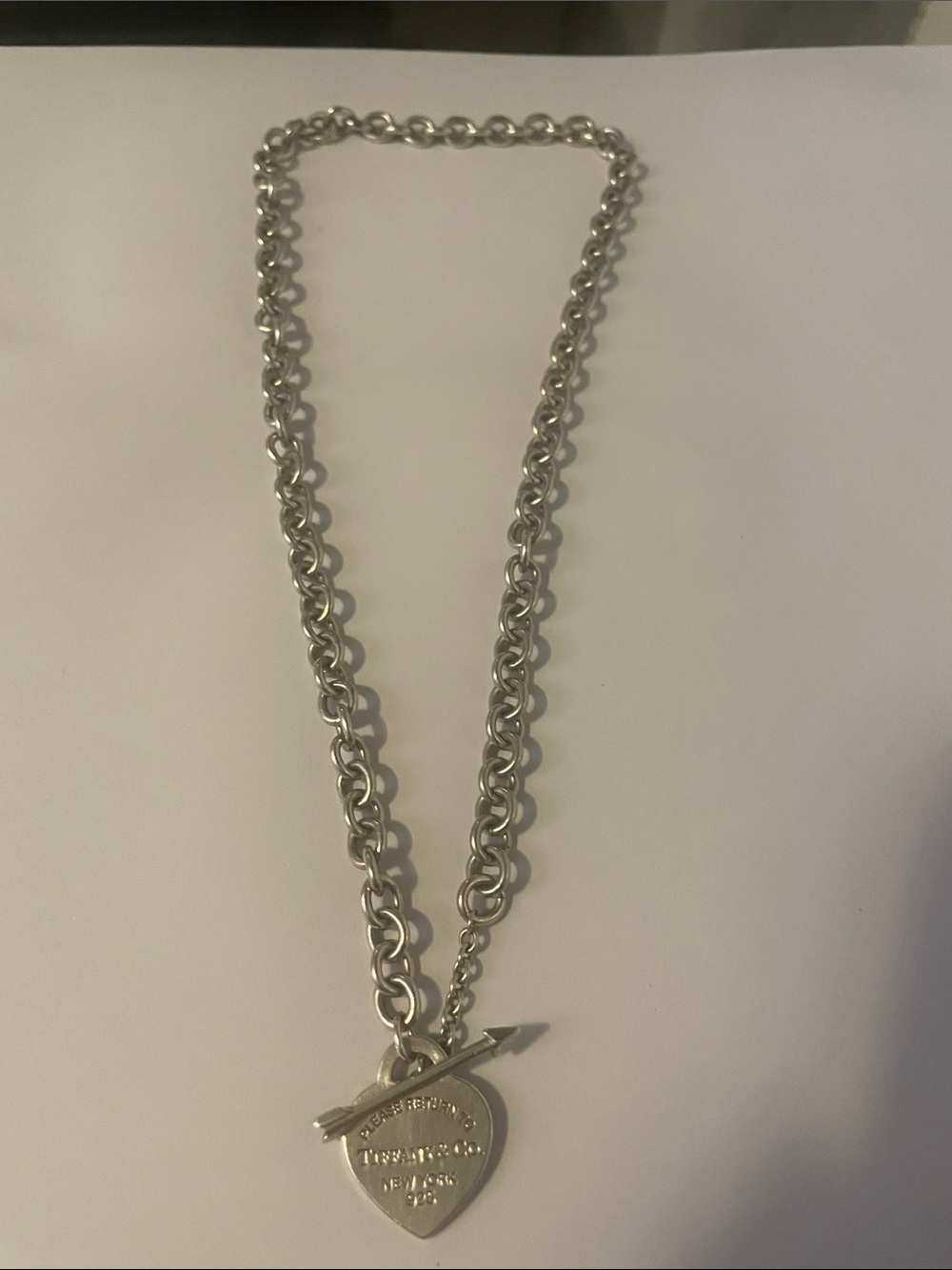 Return To Tiffany & Co.Love Struck Arrow Toggle Necklace